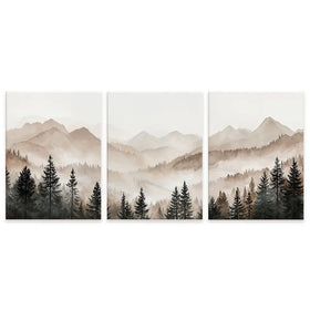 Tall Trees Trio Canvas Print Tall Trees Trio Canvas Print wall art product IAmHomeStudio