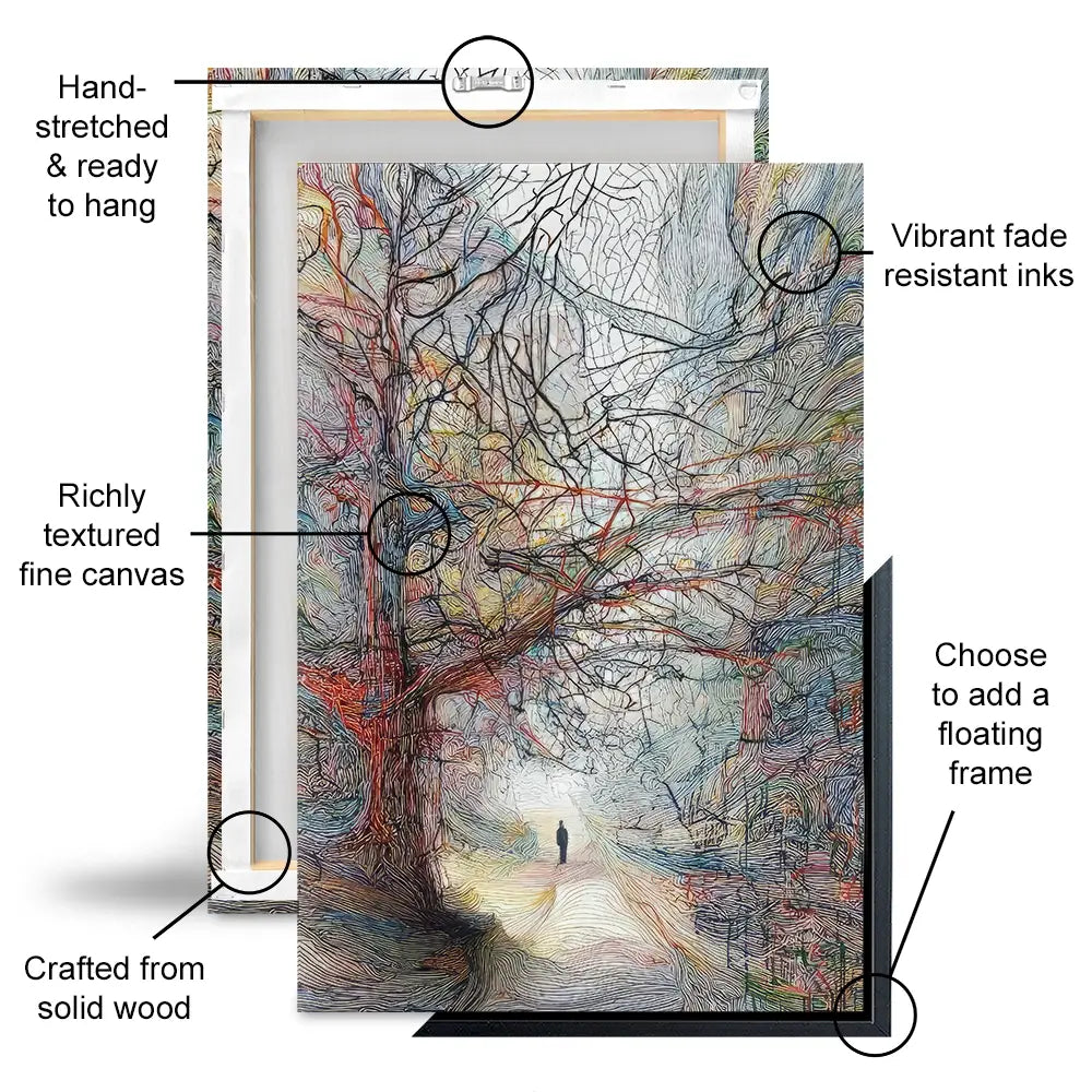 Tangled Forest Oversized Canvas Print Tangled Forest Oversized Canvas Print wall art product David Alexander Elder