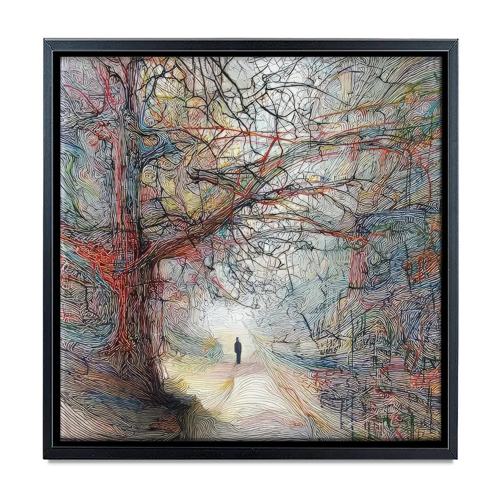 Tangled Forest Square Canvas Print Tangled Forest Square Canvas Print wall art product David Alexander Elder