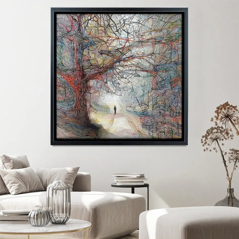 Tangled Forest Square Canvas Print Tangled Forest Square Canvas Print wall art product David Alexander Elder
