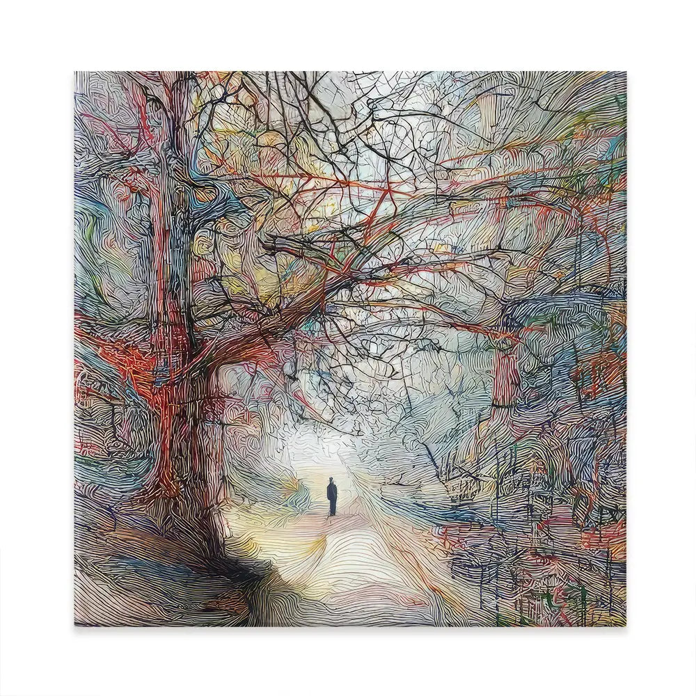 Tangled Forest Square Canvas Print Tangled Forest Square Canvas Print wall art product David Alexander Elder