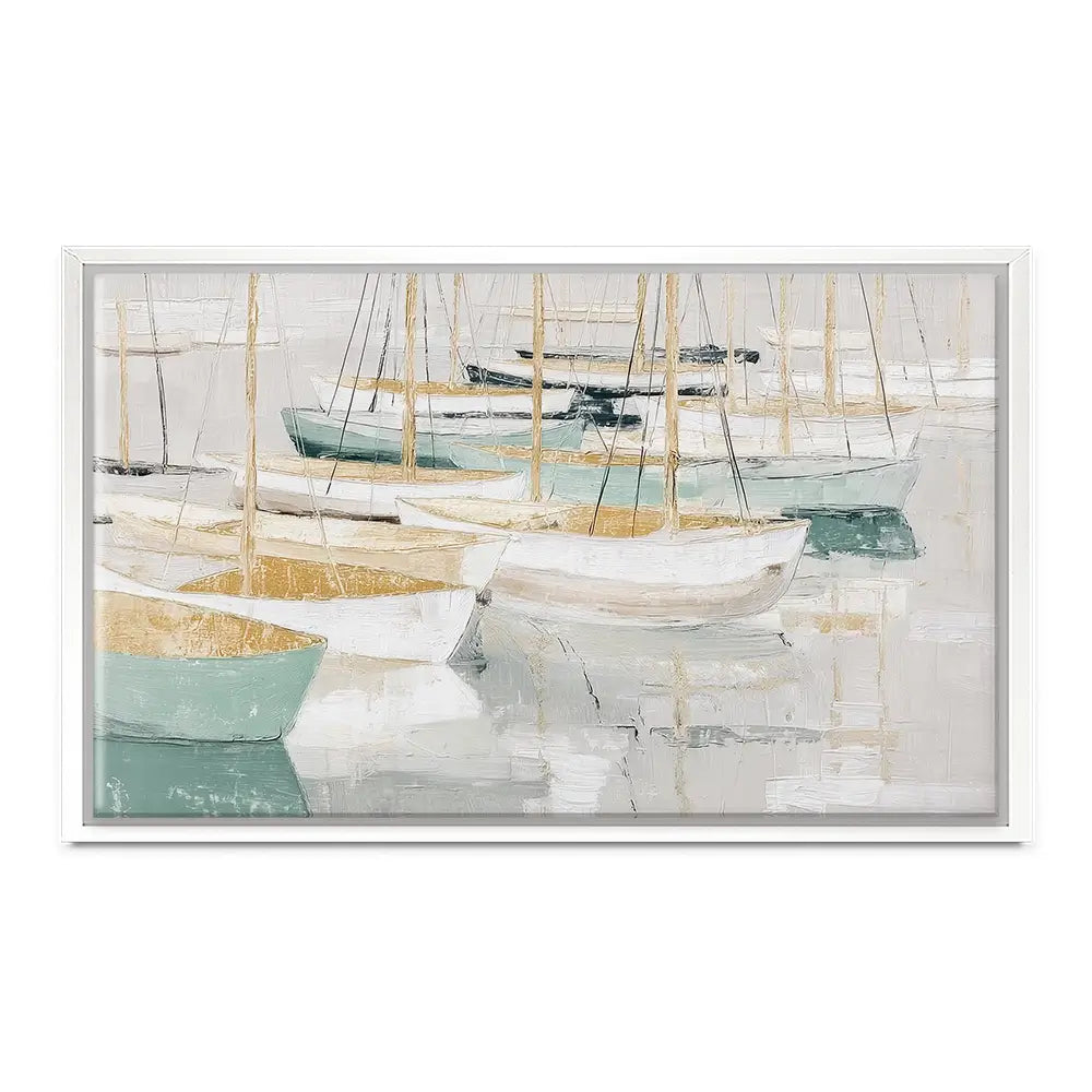 Tangled Mast Harbour Canvas Print Tangled Mast Harbour Canvas Print wall art product Chromatic Storm Studio