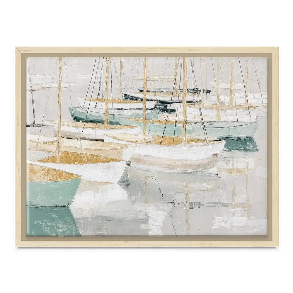 Tangled Mast Harbour Canvas Print Tangled Mast Harbour Canvas Print wall art product Chromatic Storm Studio