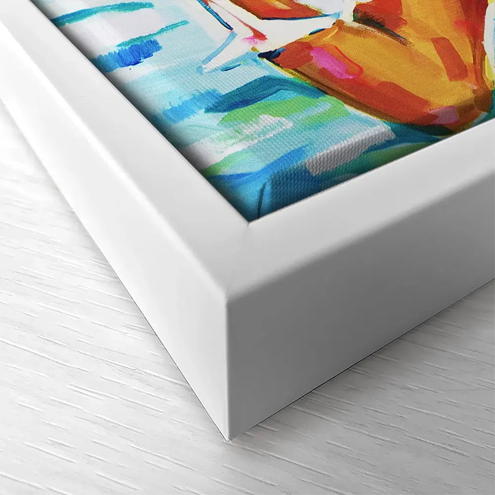 Tanya Mamma Mia Square Canvas Print Tanya Mamma Mia Square Canvas Print wall art product Juliet Stockton