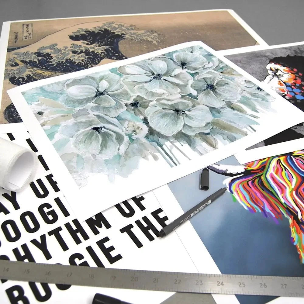 Teal Harmony Art Print Teal Harmony Art Print wall art product Carol Robinson