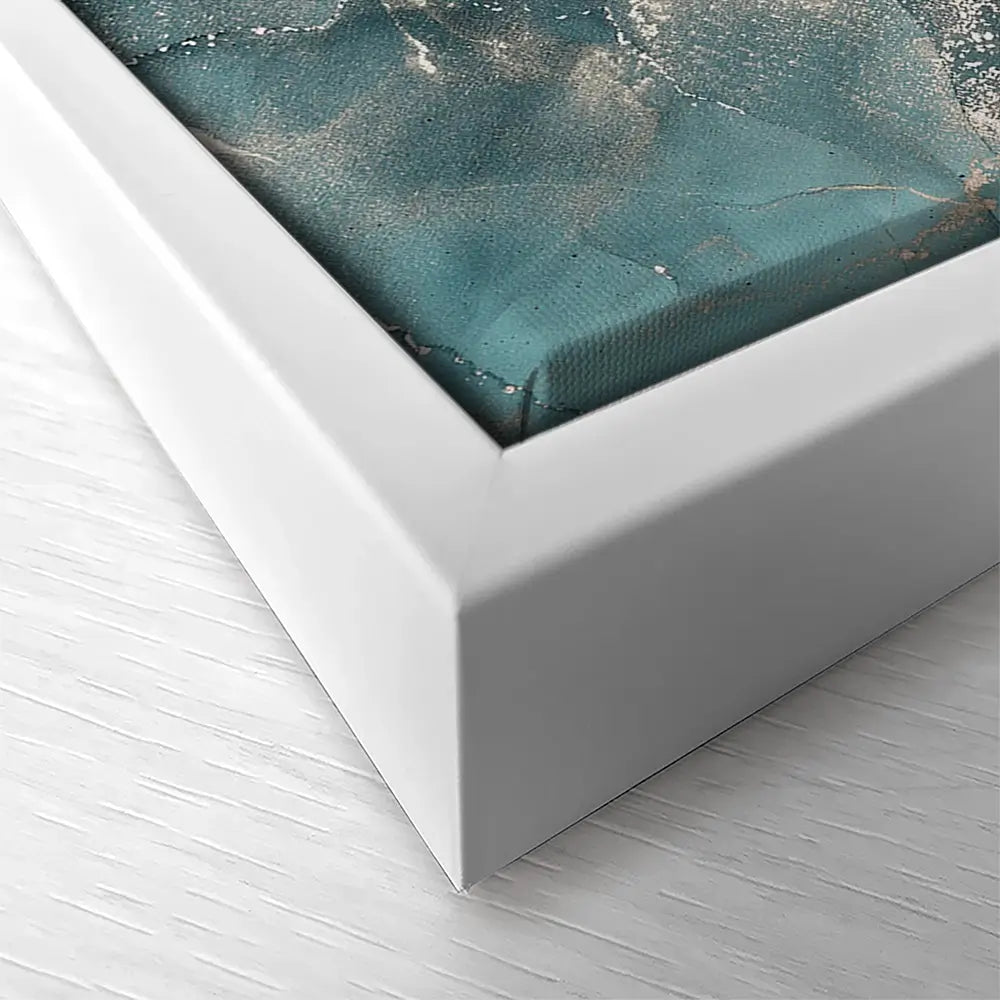 Teal Marble Oversized Canvas Print Teal Marble Oversized Canvas Print wall art product Art Print Shop