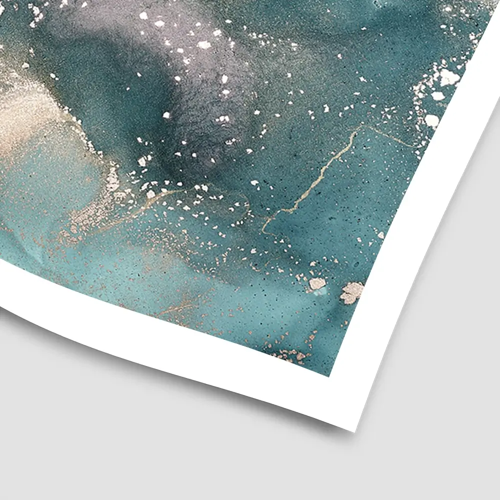 Teal Marble Square Art Print Teal Marble Square Art Print wall art product djero.adlibeshe yahoo.com / Shutterstock