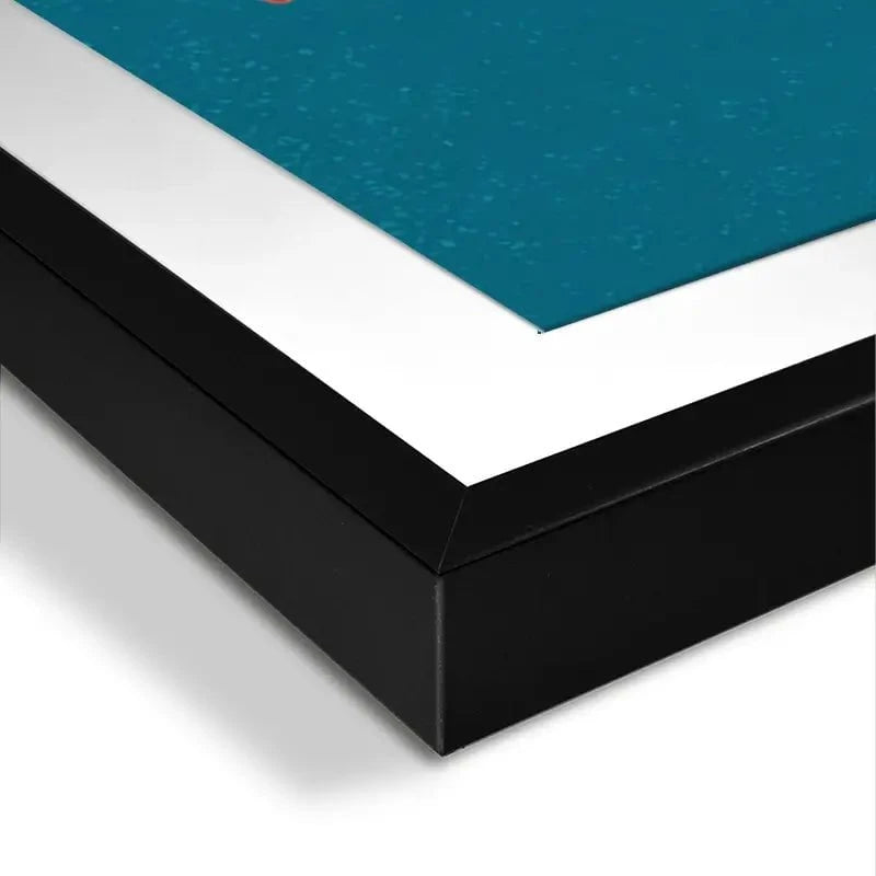 Teal Turtles Framed Art Print Teal Turtles Framed Art Print wall art product Sarah Manovski