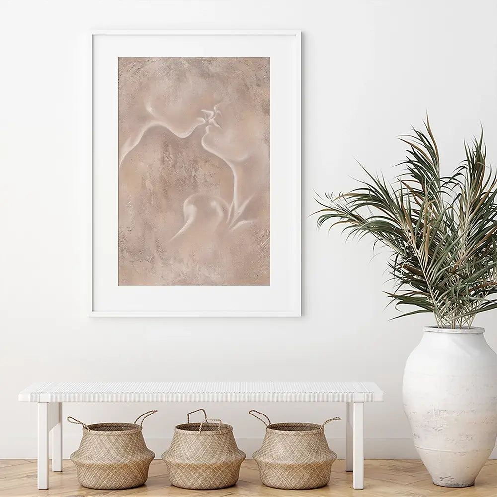 Tender Earth Tones Framed Art Print Tender Earth Tones Framed Art Print wall art product Isabella Karolewicz