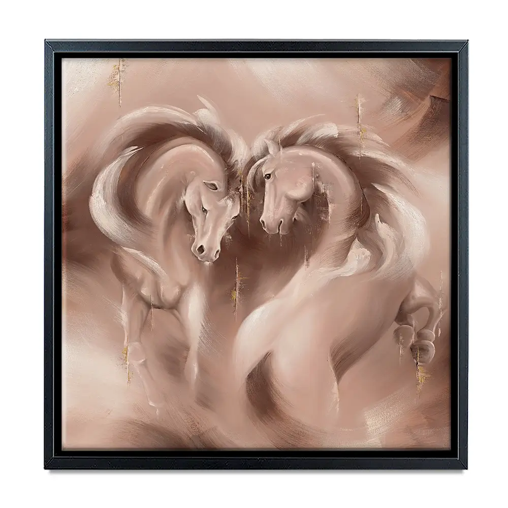Tender Heart Square Canvas Print Tender Heart Square Canvas Print wall art product Isabella Karolewicz