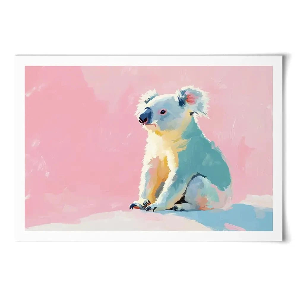 Tender Tones Koala Art Print Tender Tones Koala Art Print wall art product Treechild