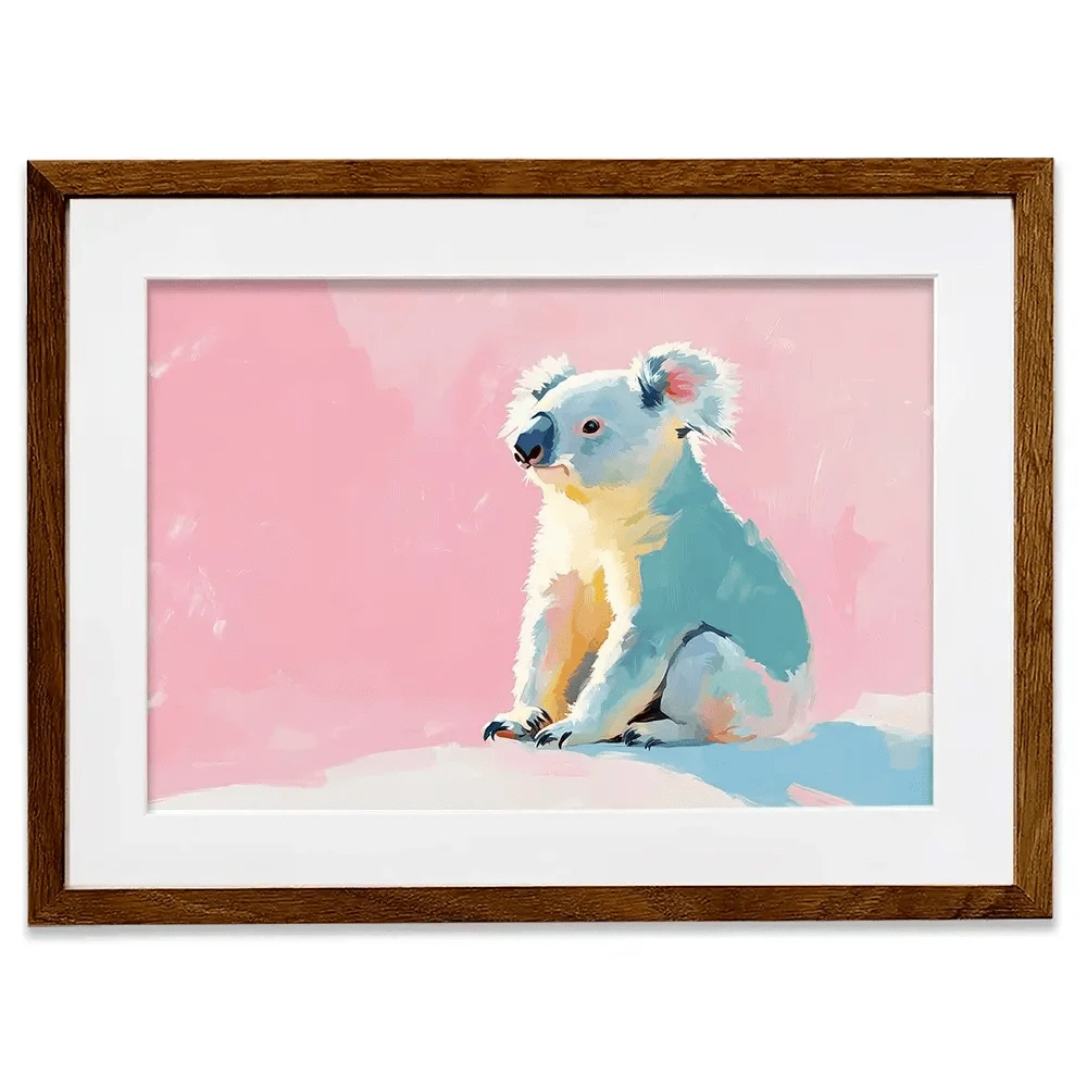 Tender Tones Koala Framed Art Print Tender Tones Koala Framed Art Print wall art product Treechild
