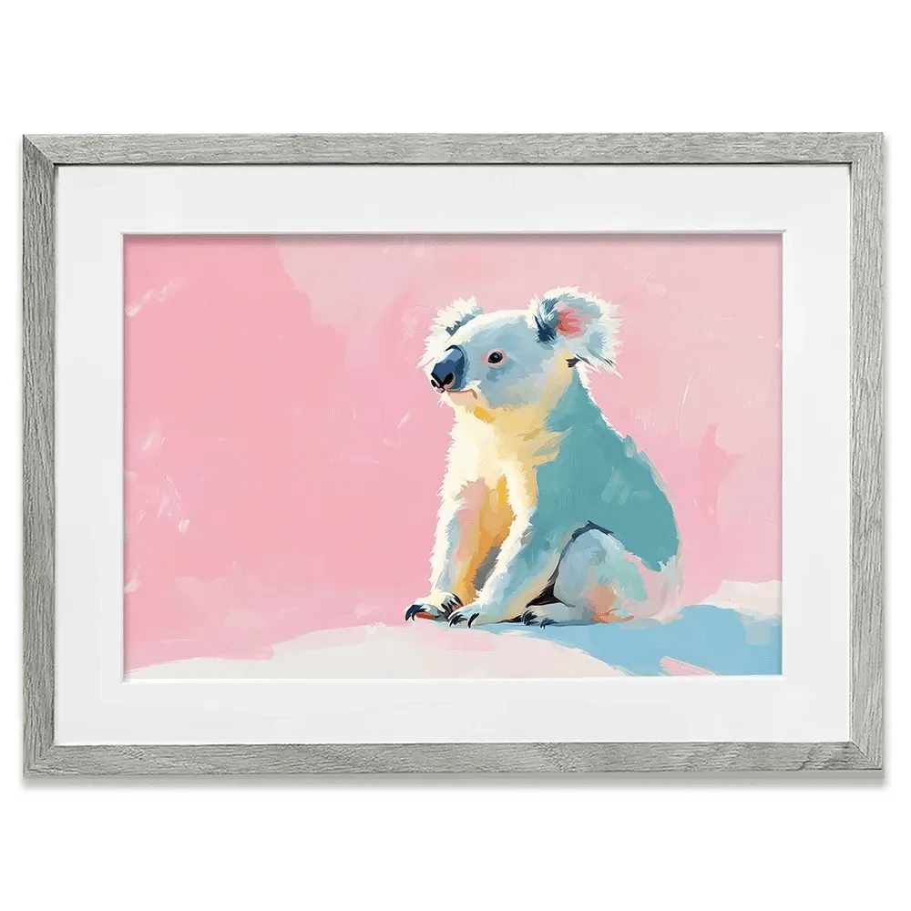 Tender Tones Koala Framed Art Print Tender Tones Koala Framed Art Print wall art product Treechild