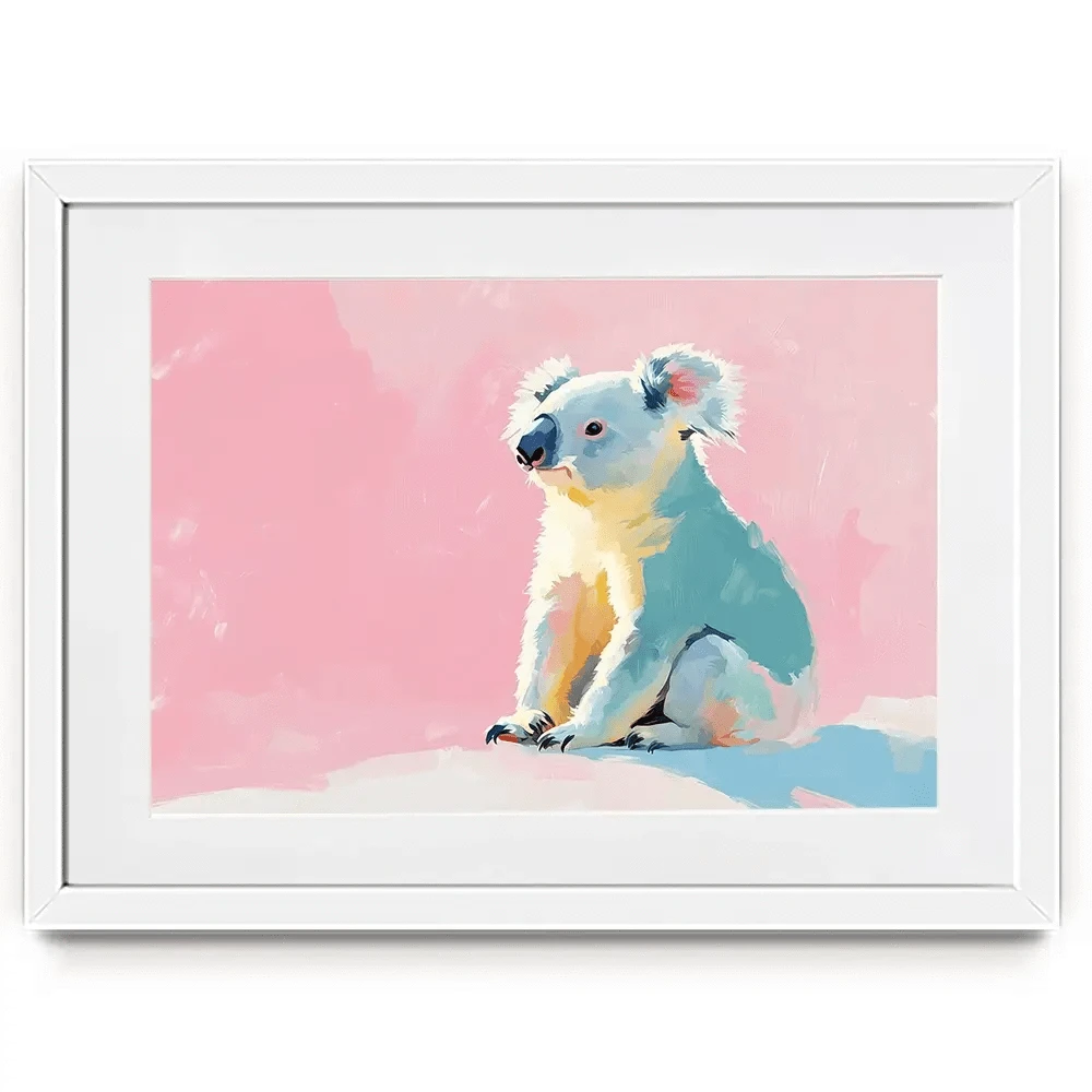 Tender Tones Koala Framed Art Print Tender Tones Koala Framed Art Print wall art product Treechild