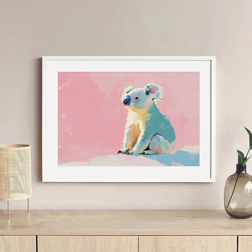 Tender Tones Koala Framed Art Print Tender Tones Koala Framed Art Print wall art product Treechild