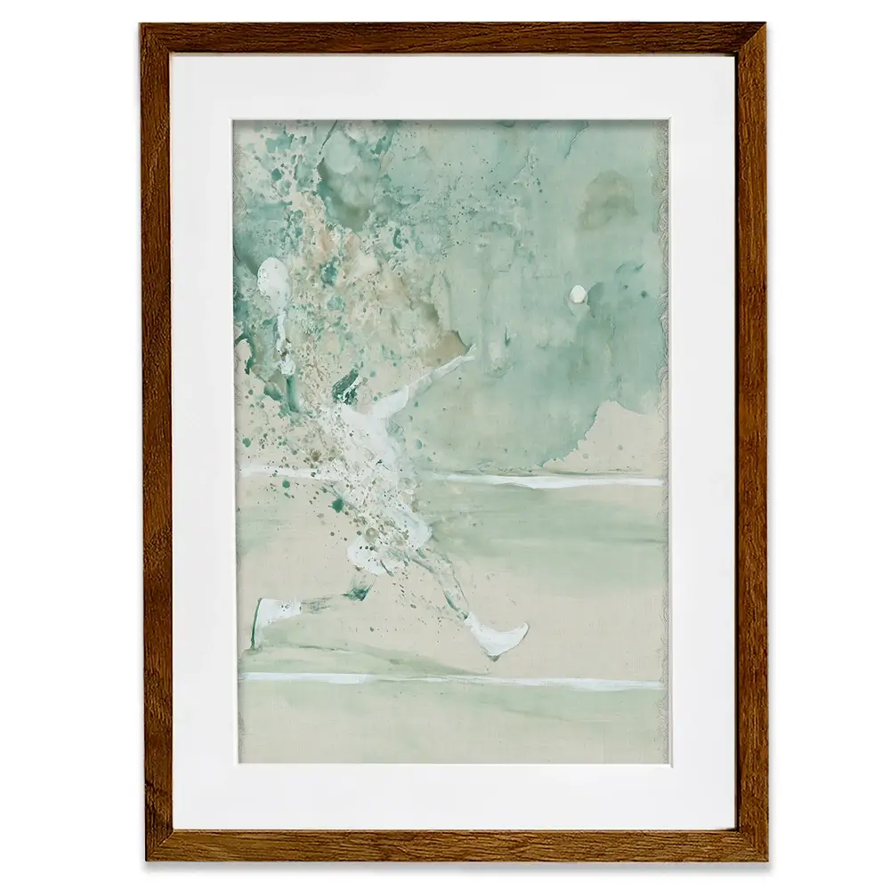Tennis In Motion Framed Art Print Tennis In Motion Framed Art Print wall art product Chromatic Storm Studio