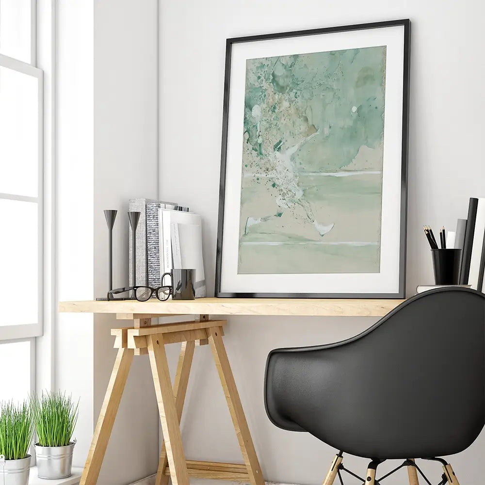 Tennis In Motion Framed Art Print Tennis In Motion Framed Art Print wall art product Chromatic Storm Studio