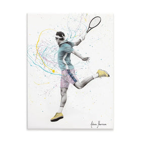 Tennis Player Canvas Print Tennis Player Canvas Print wall art product Ashvin Harrison