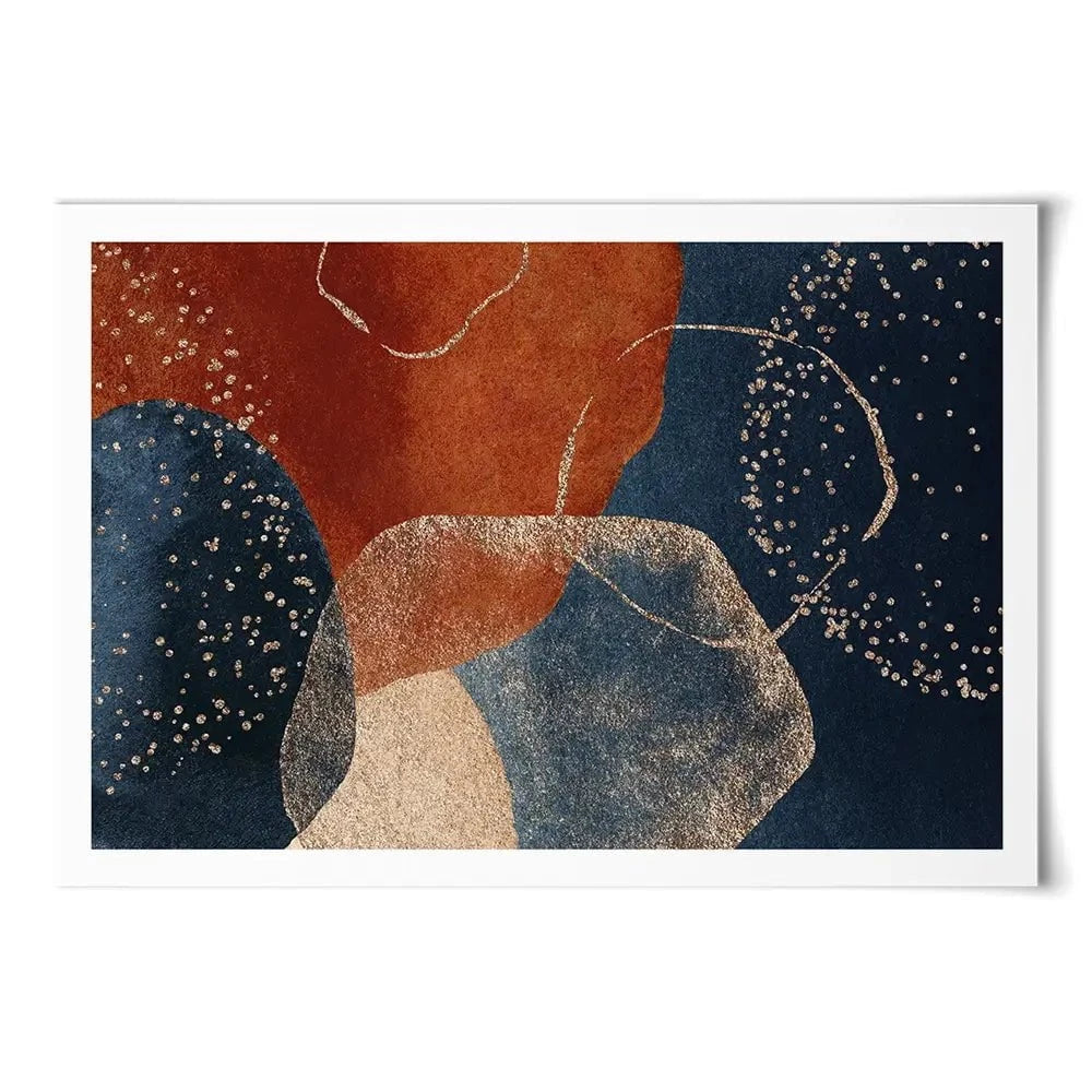Terracotta Abstract Art Print Terracotta Abstract Art Print wall art product VerisStudio / Shutterstock