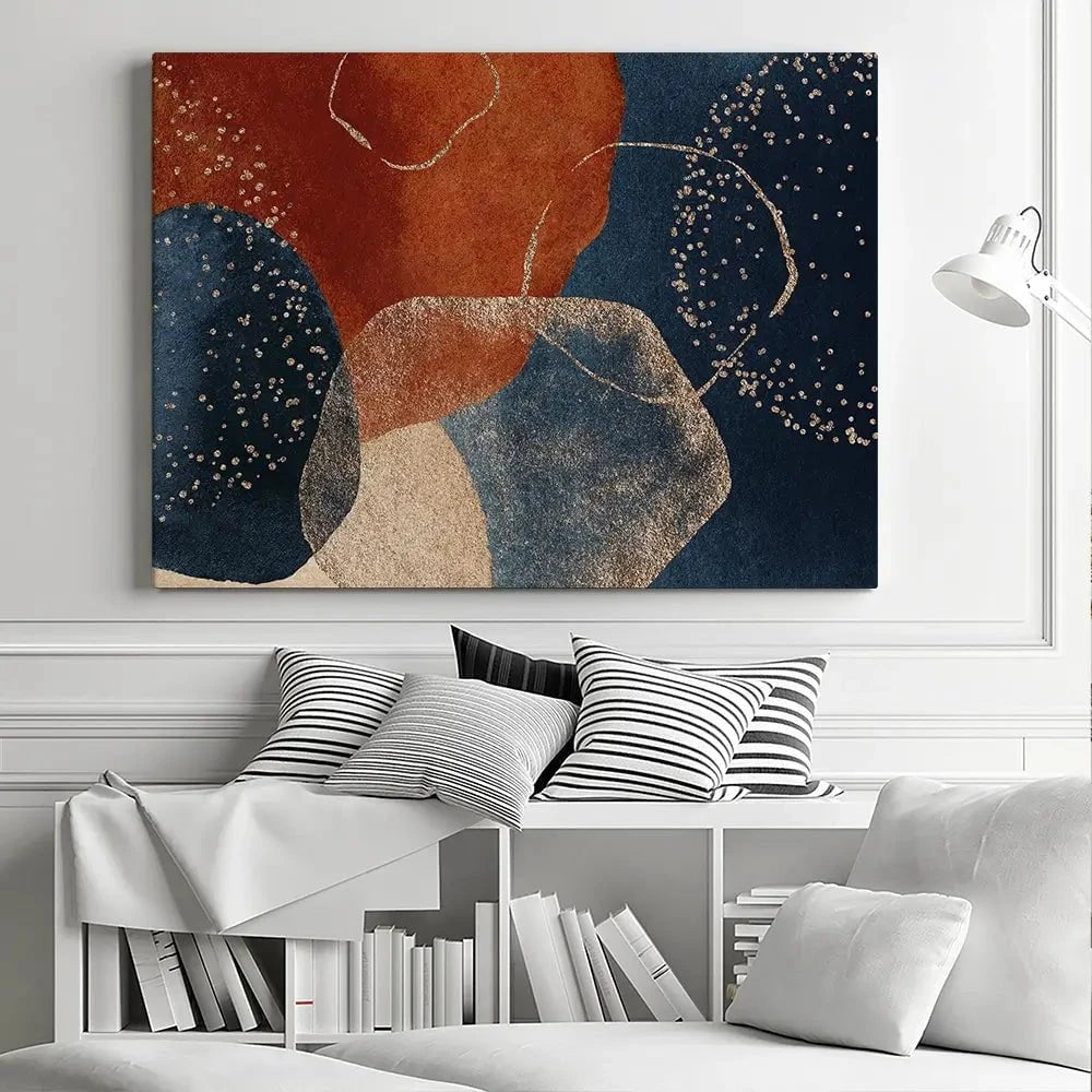 Terracotta Abstract Canvas Print Terracotta Abstract Canvas Print wall art product VerisStudio / Shutterstock