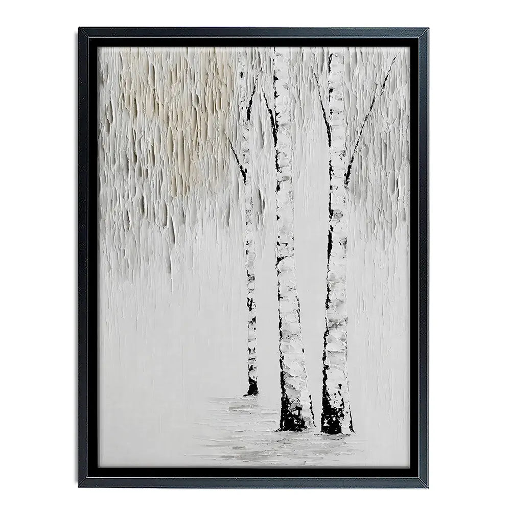 Textured Birch Trees Canvas Print Textured Birch Trees Canvas Print wall art product LSR Design Studio - Independent
