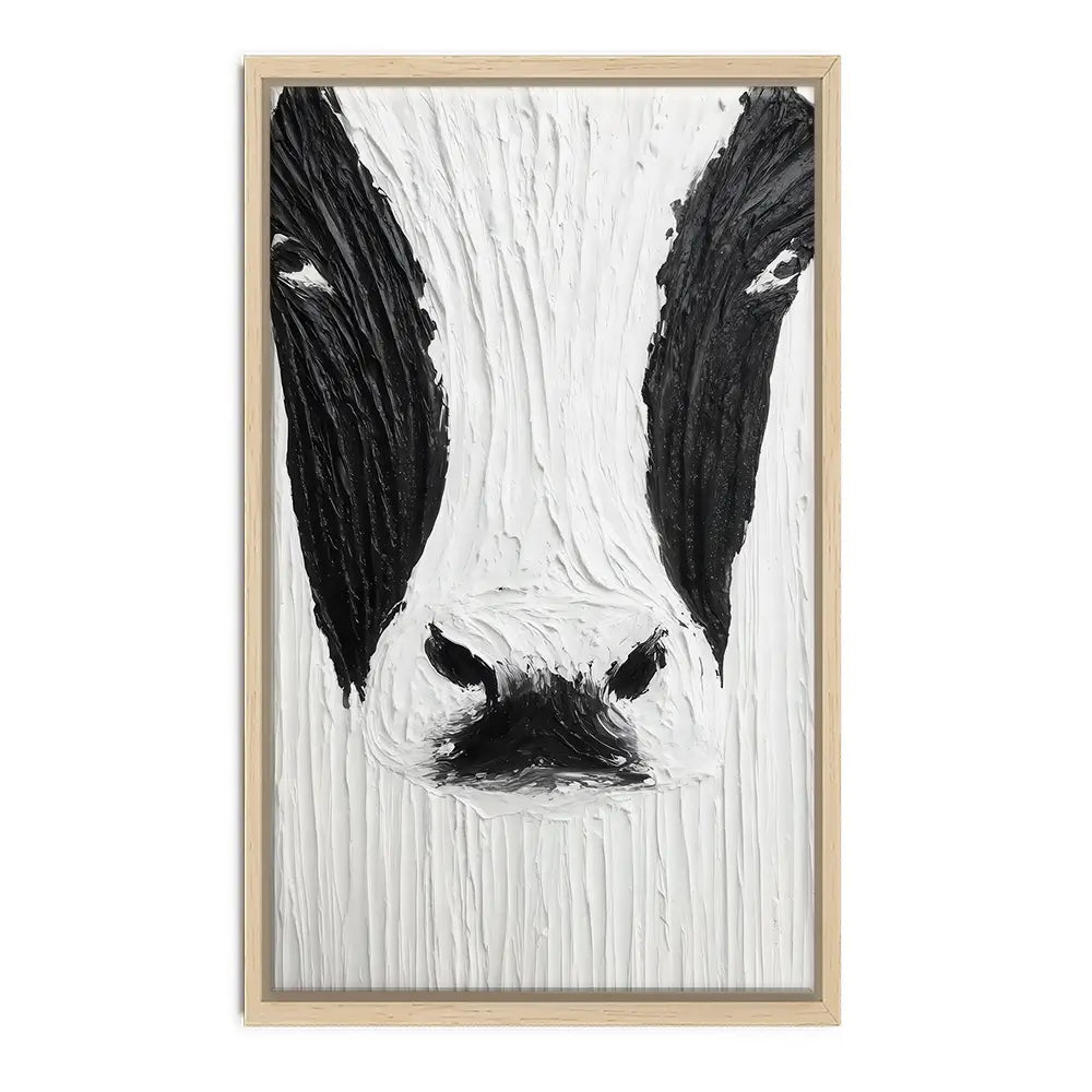 Textured Cow Canvas Print Textured Cow Canvas Print wall art product LSR Design Studio - Independent