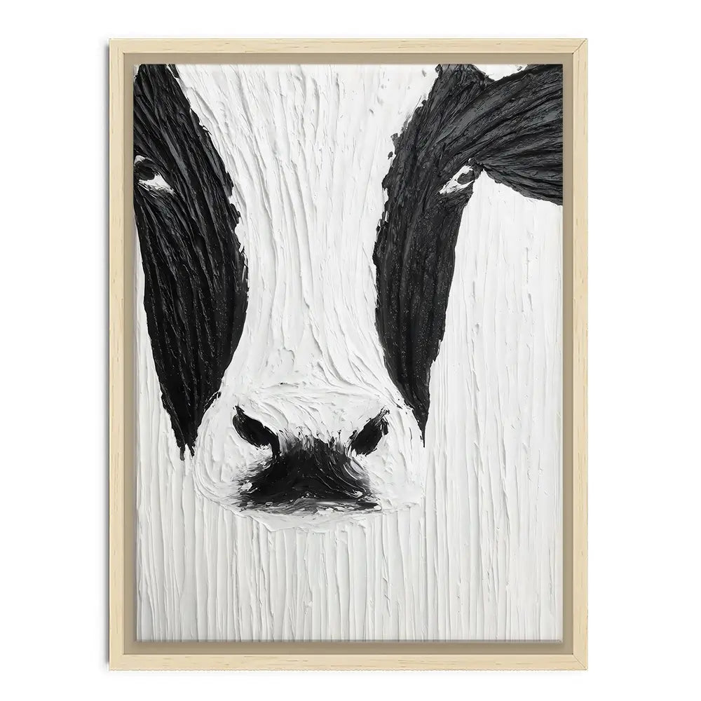 Textured Cow Canvas Print Textured Cow Canvas Print wall art product LSR Design Studio - Independent