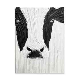 Textured Cow Canvas Print Textured Cow Canvas Print wall art product LSR Design Studio - Independent