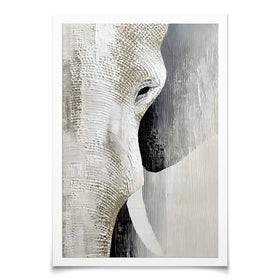 Textured Elephant Art Print Textured Elephant Art Print wall art product LSR Design Studio - Independent