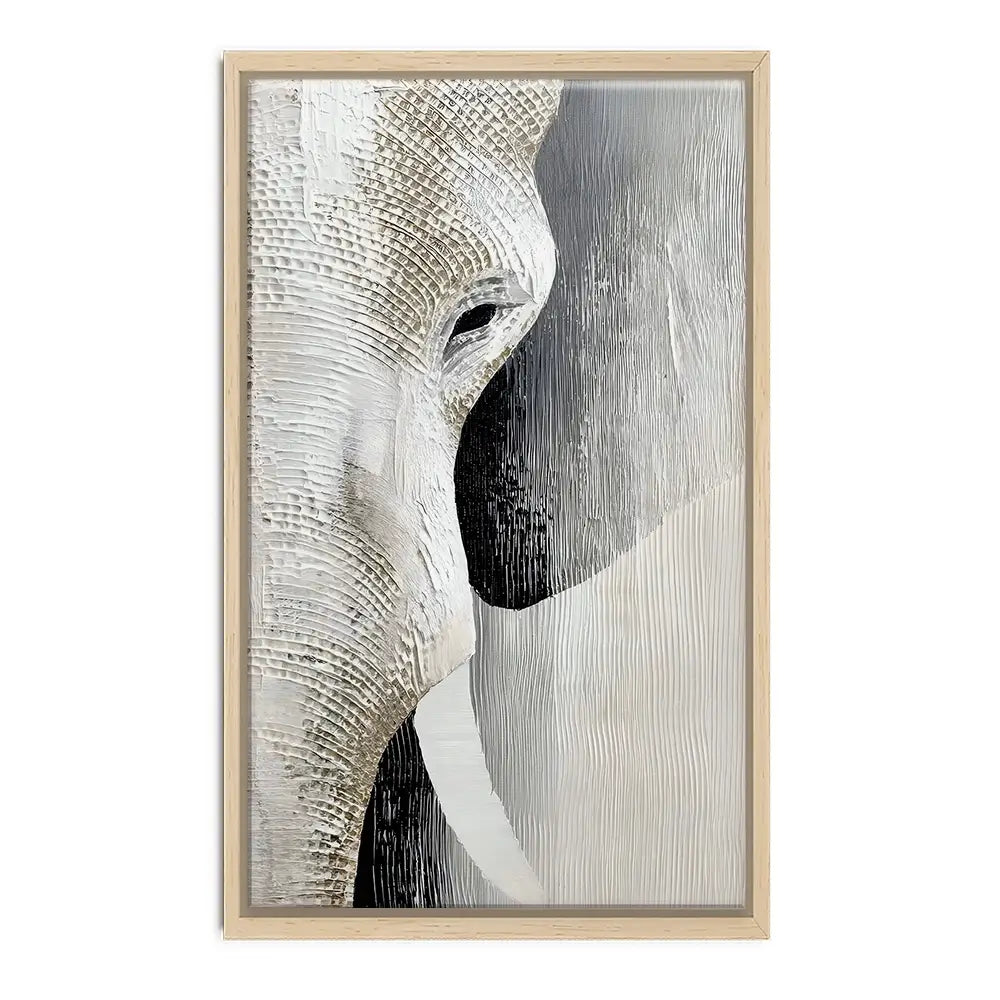 Textured Elephant Canvas Print Textured Elephant Canvas Print wall art product LSR Design Studio - Independent