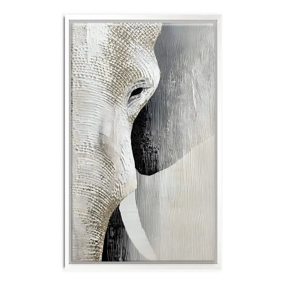 Textured Elephant Canvas Print Textured Elephant Canvas Print wall art product LSR Design Studio - Independent