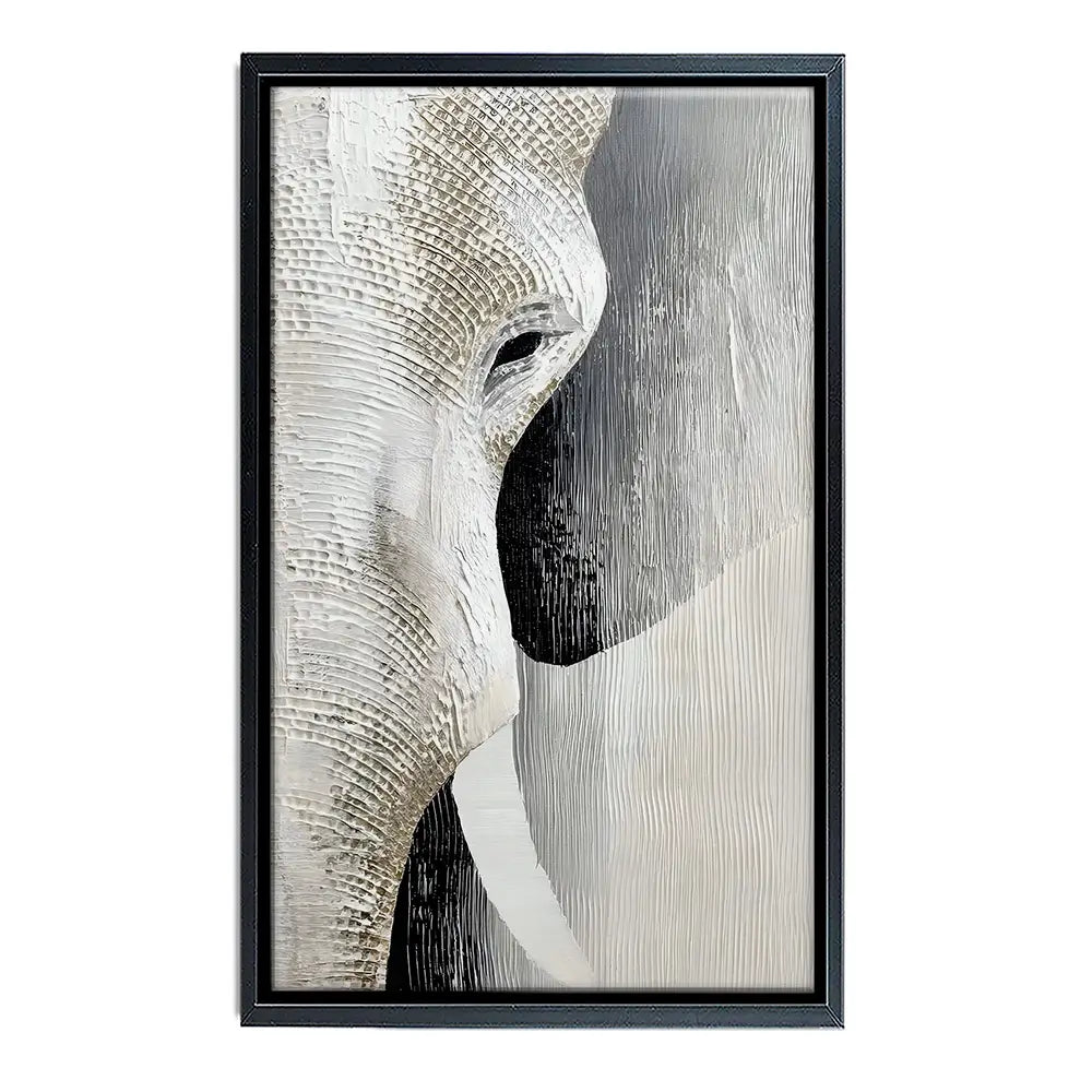 Textured Elephant Canvas Print Textured Elephant Canvas Print wall art product LSR Design Studio - Independent