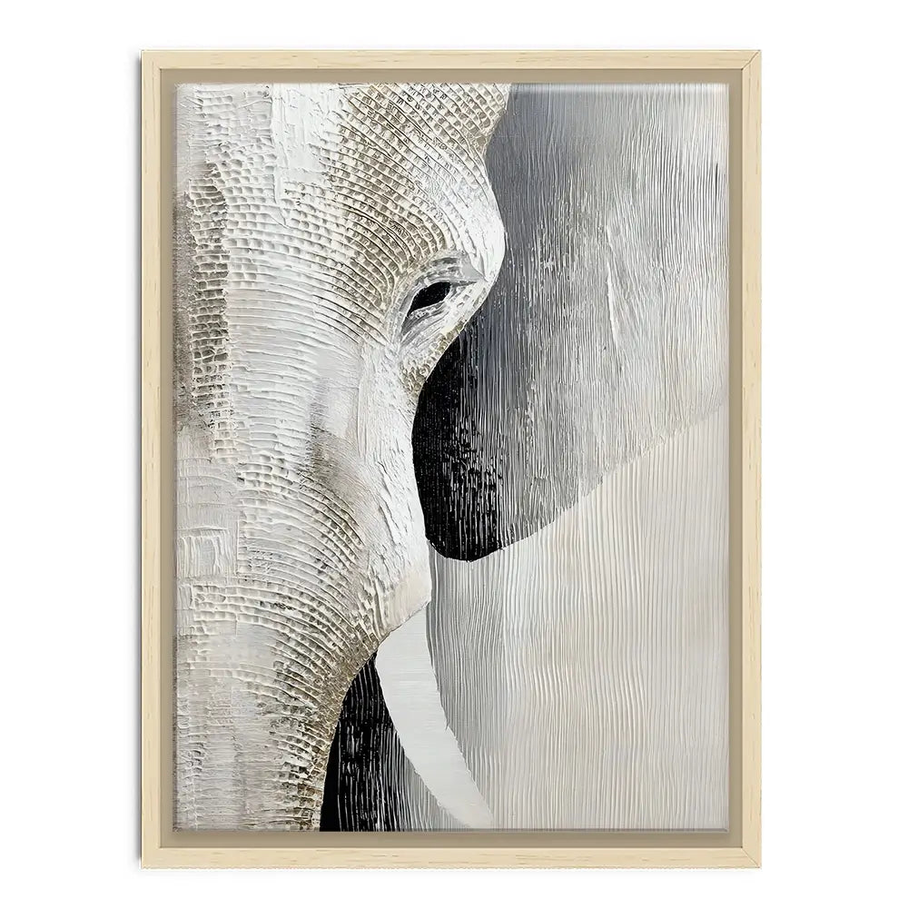 Textured Elephant Canvas Print Textured Elephant Canvas Print wall art product LSR Design Studio - Independent