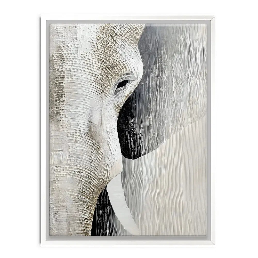 Textured Elephant Canvas Print Textured Elephant Canvas Print wall art product LSR Design Studio - Independent