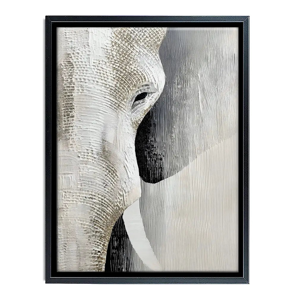 Textured Elephant Canvas Print Textured Elephant Canvas Print wall art product LSR Design Studio - Independent