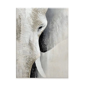 Textured Elephant Canvas Print Textured Elephant Canvas Print wall art product LSR Design Studio - Independent