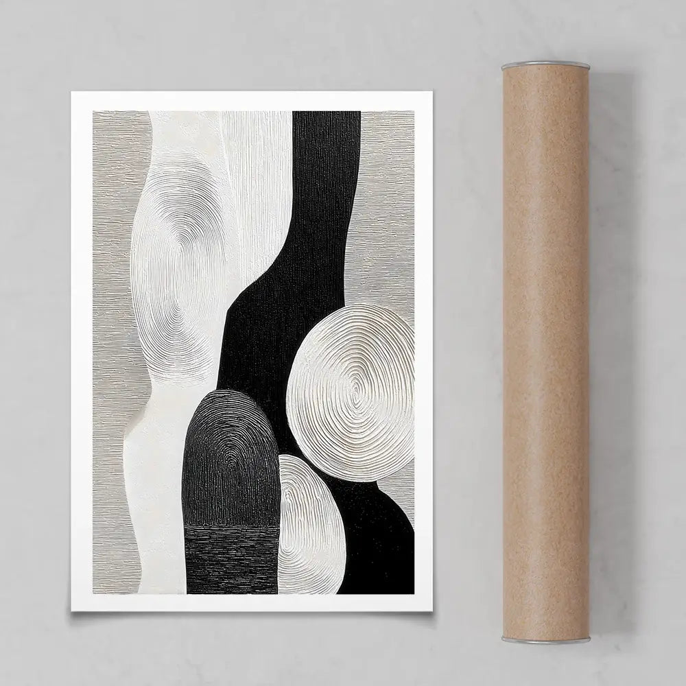 Textured Geometric Shapes Art Print Textured Geometric Shapes Art Print wall art product LSR Design Studio - Independent