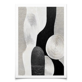 Textured Geometric Shapes Art Print Textured Geometric Shapes Art Print wall art product LSR Design Studio - Independent