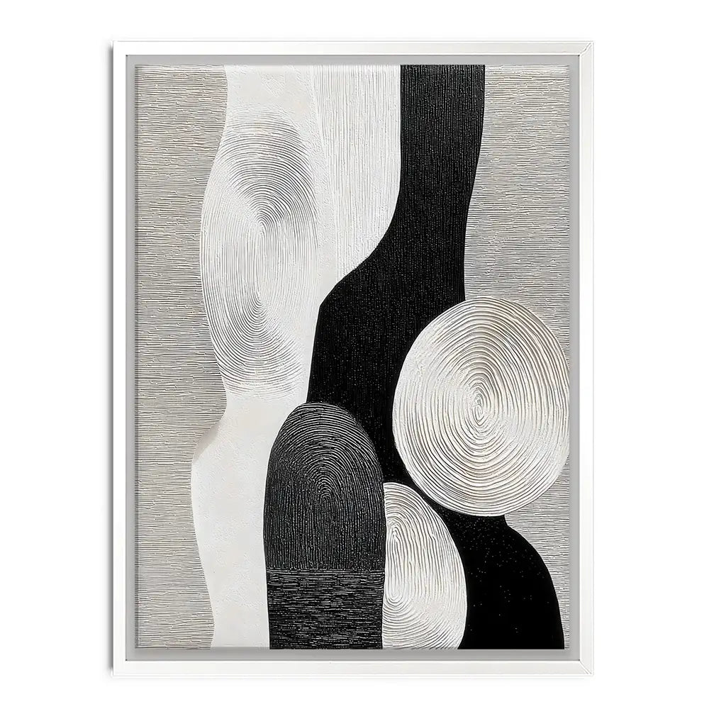 Textured Geometric Shapes Canvas Print Textured Geometric Shapes Canvas Print wall art product LSR Design Studio - Independent