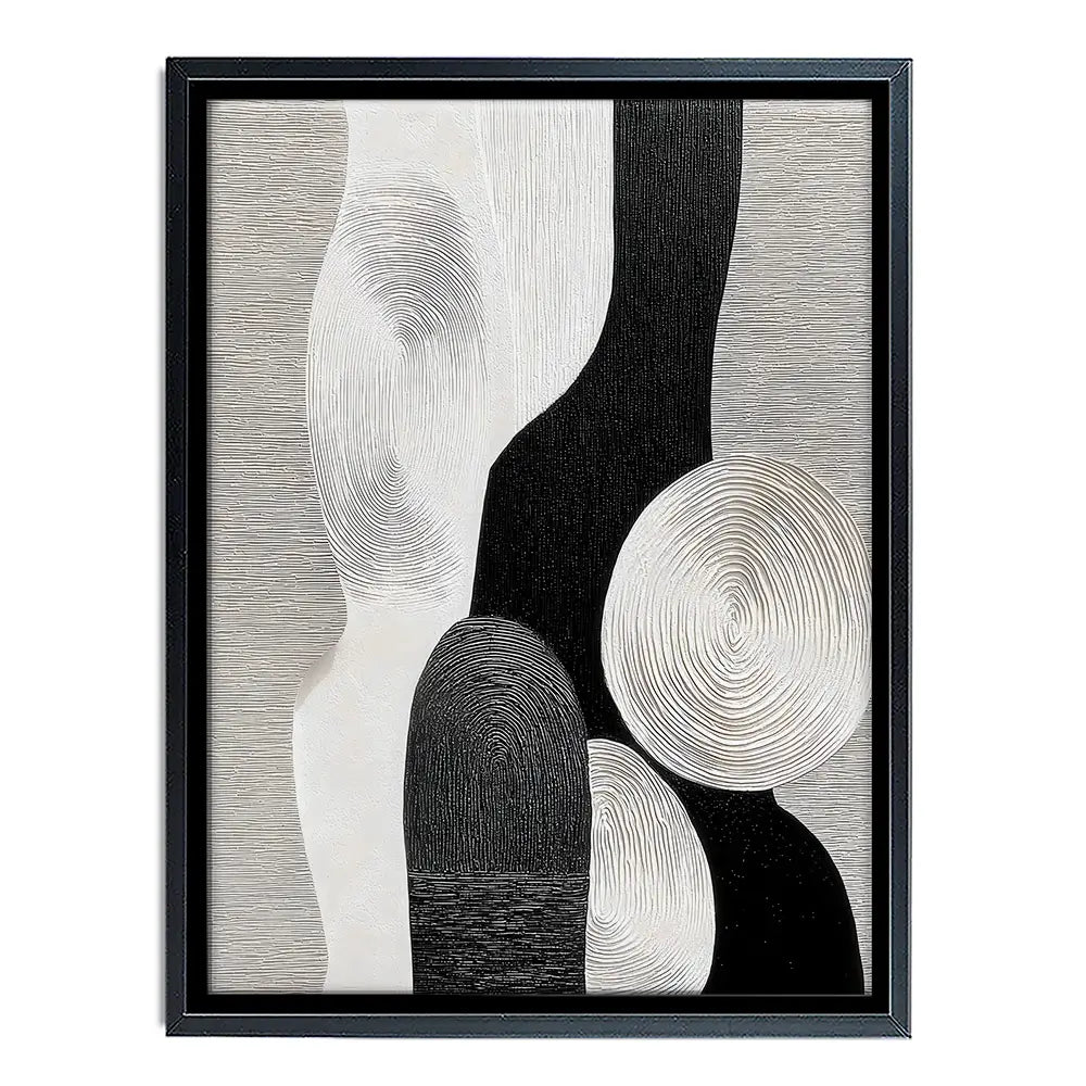 Textured Geometric Shapes Canvas Print Textured Geometric Shapes Canvas Print wall art product LSR Design Studio - Independent