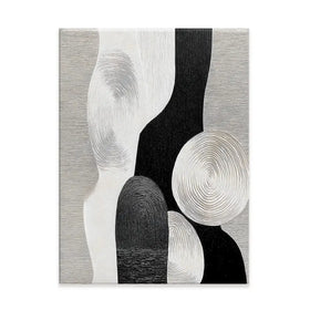 Textured Geometric Shapes Canvas Print Textured Geometric Shapes Canvas Print wall art product LSR Design Studio - Independent