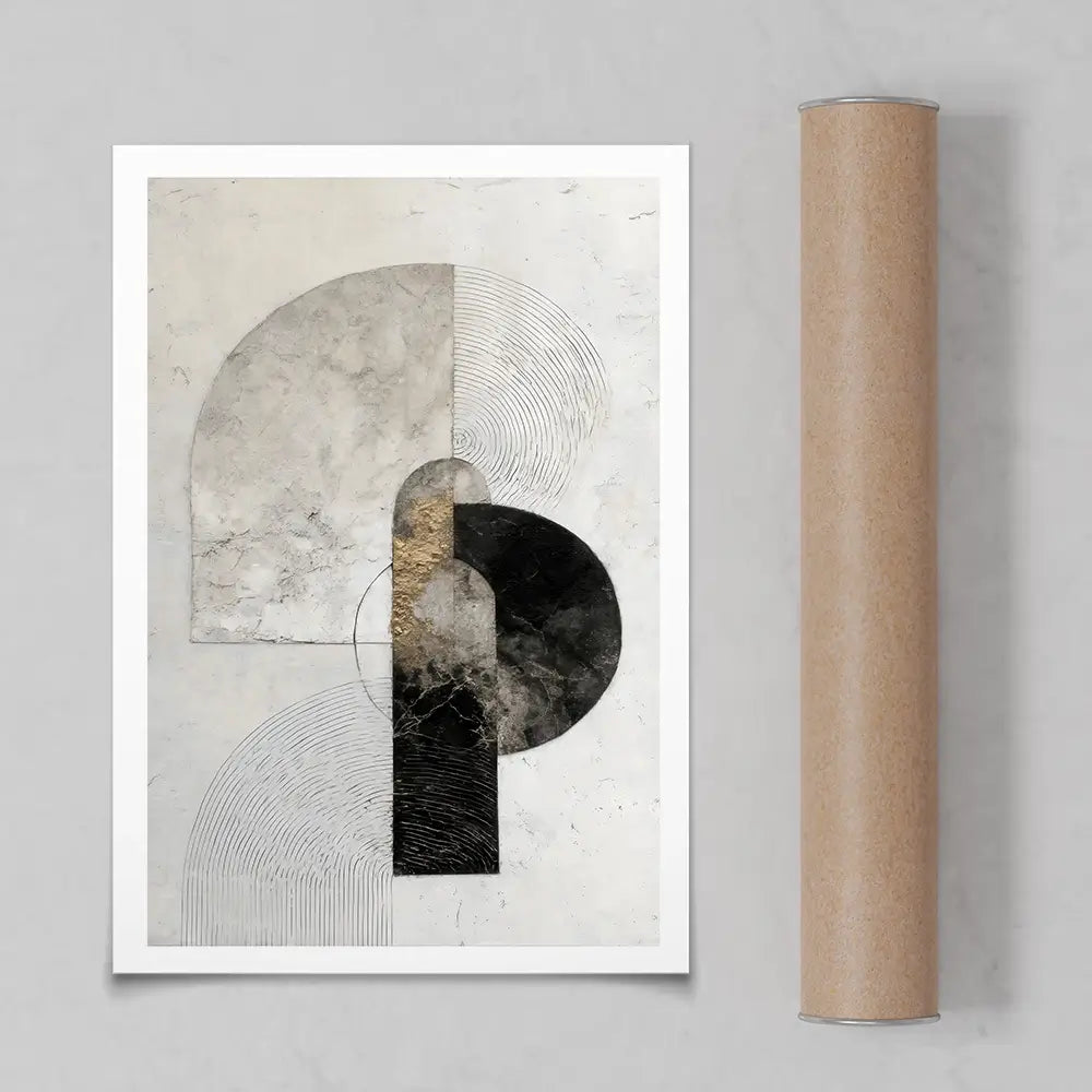 Textured Geometry Art Print Textured Geometry Art Print wall art product LSR Design Studio - Independent