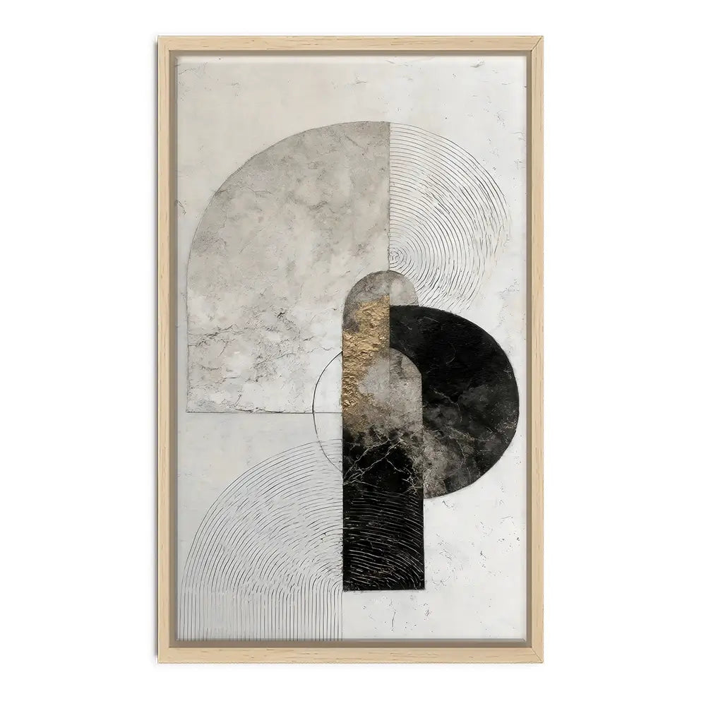 Textured Geometry Canvas Print Textured Geometry Canvas Print wall art product LSR Design Studio - Independent