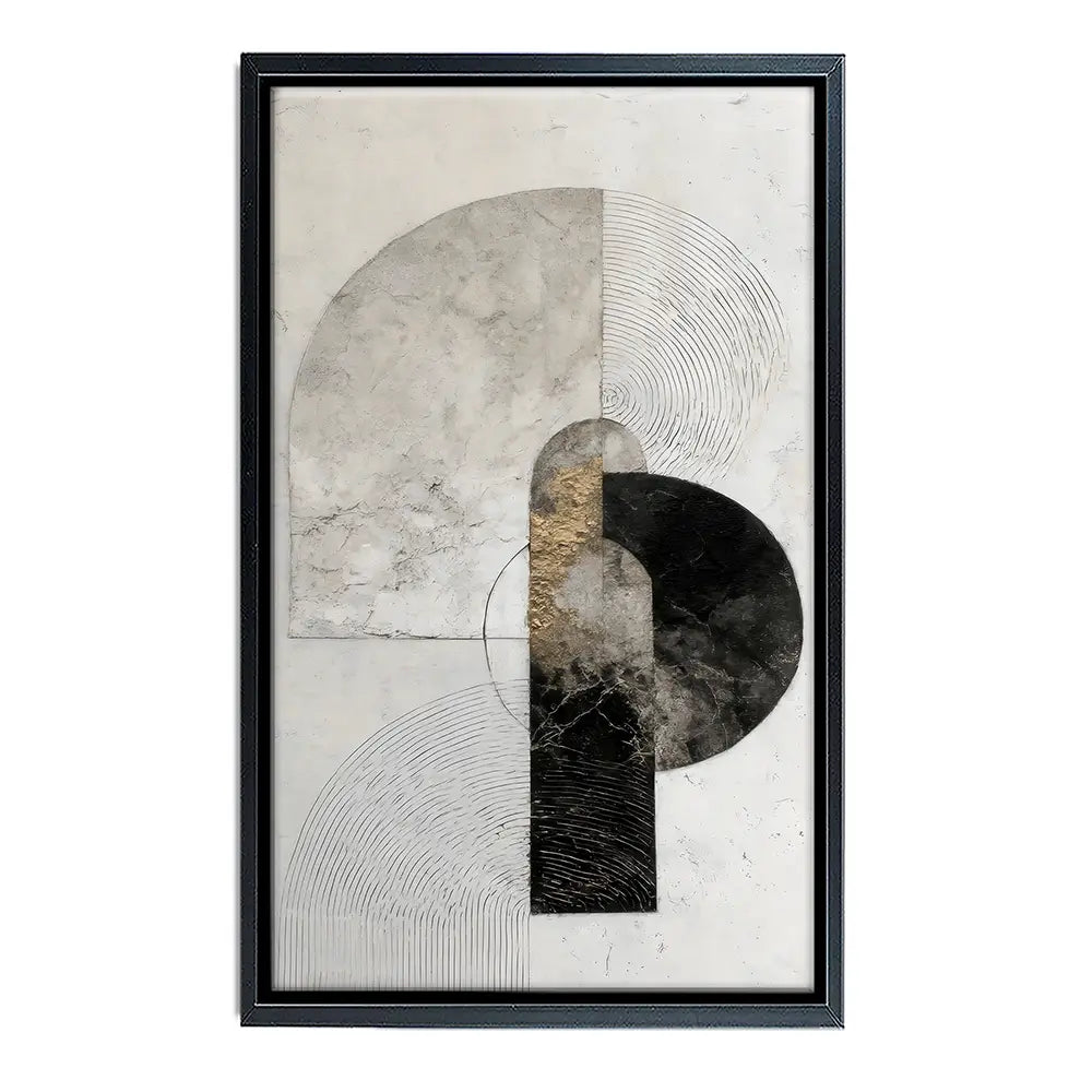 Textured Geometry Canvas Print Textured Geometry Canvas Print wall art product LSR Design Studio - Independent