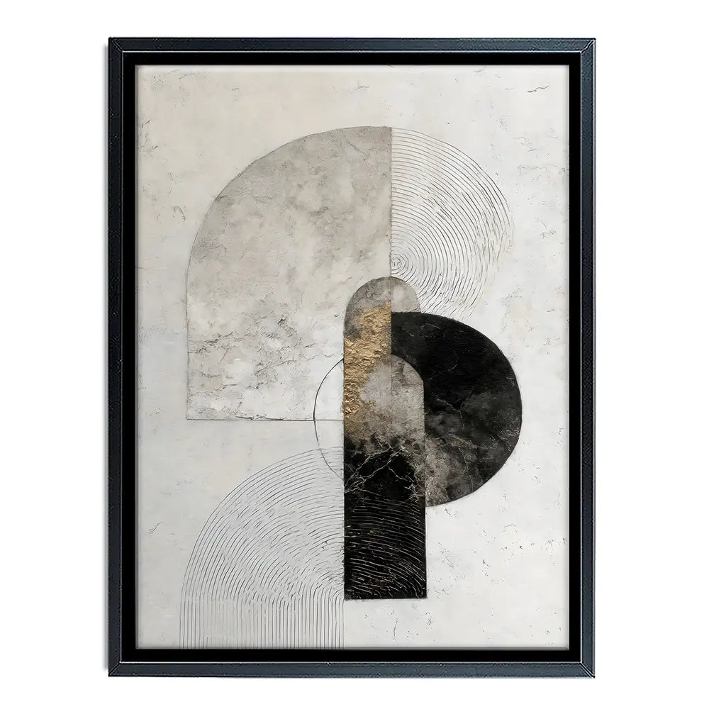 Textured Geometry Canvas Print Textured Geometry Canvas Print wall art product LSR Design Studio - Independent