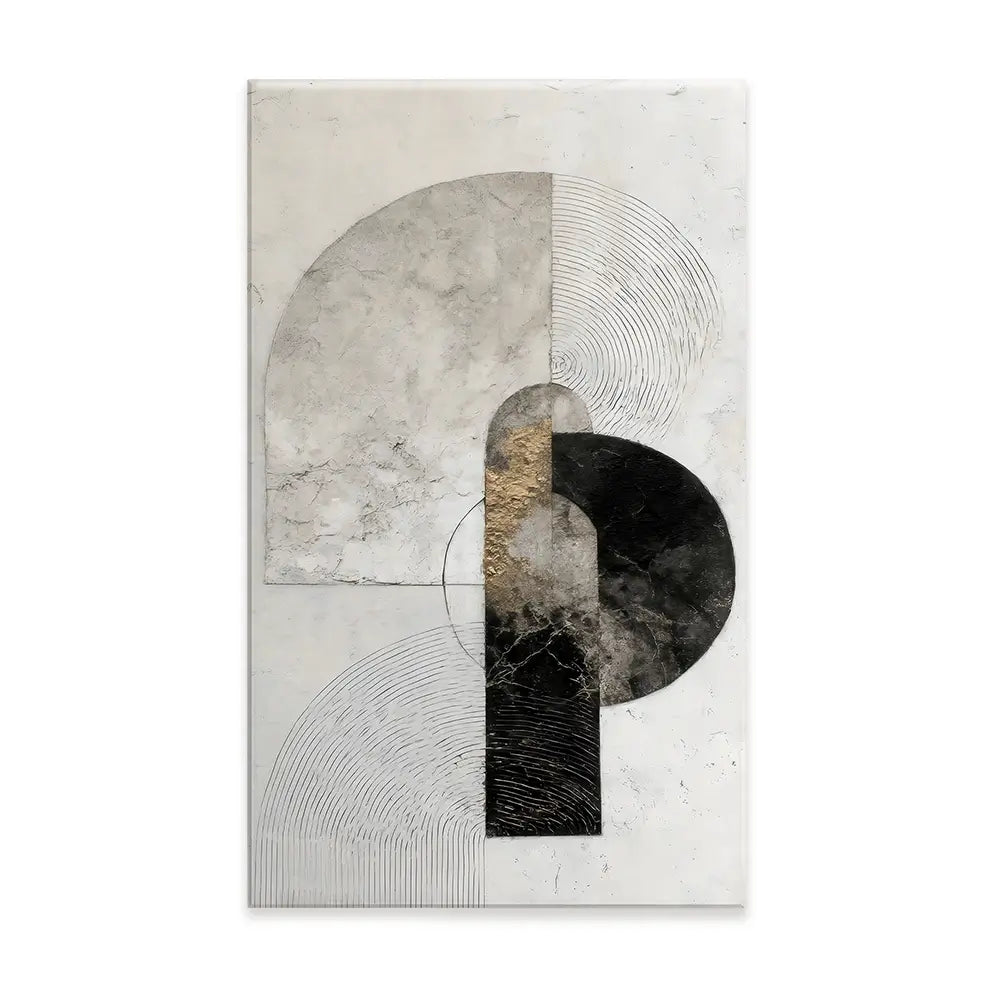 Textured Geometry Canvas Print Textured Geometry Canvas Print wall art product LSR Design Studio - Independent