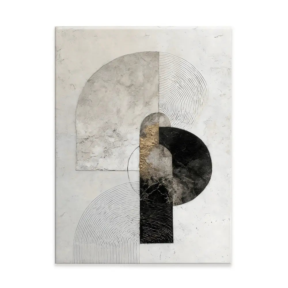 Textured Geometry Canvas Print Textured Geometry Canvas Print wall art product LSR Design Studio - Independent