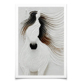 Textured Horse Art Print Textured Horse Art Print wall art product LSR Design Studio - Independent