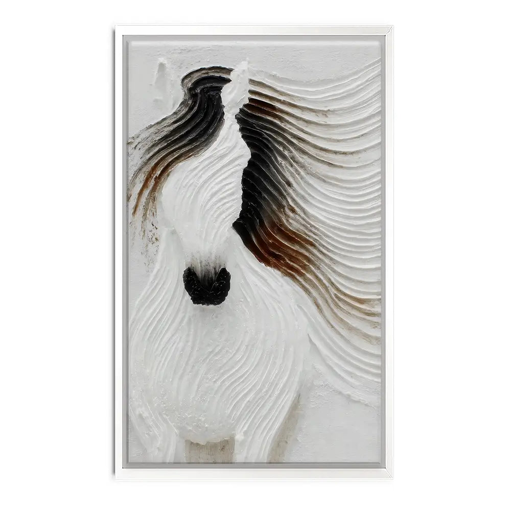 Textured Horse Canvas Print Textured Horse Canvas Print wall art product LSR Design Studio - Independent