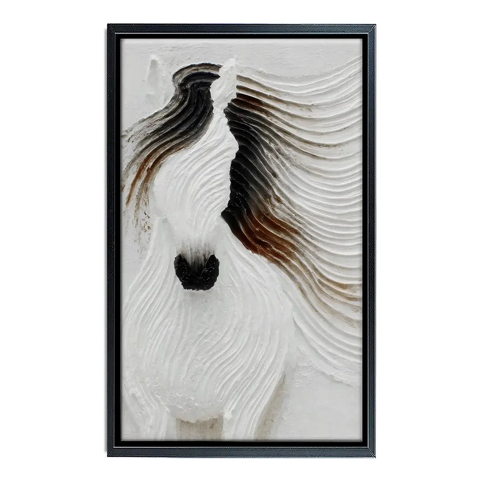 Textured Horse Canvas Print Textured Horse Canvas Print wall art product LSR Design Studio - Independent